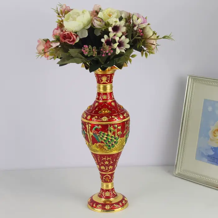 Vase en Métal pour Fleurs