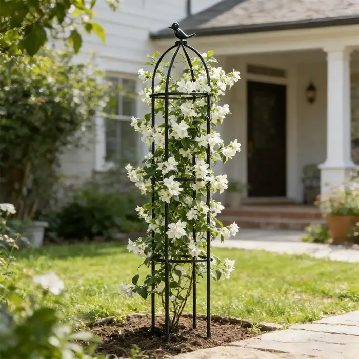 Treillis pour plantes, cadre décoratif d'extérieur