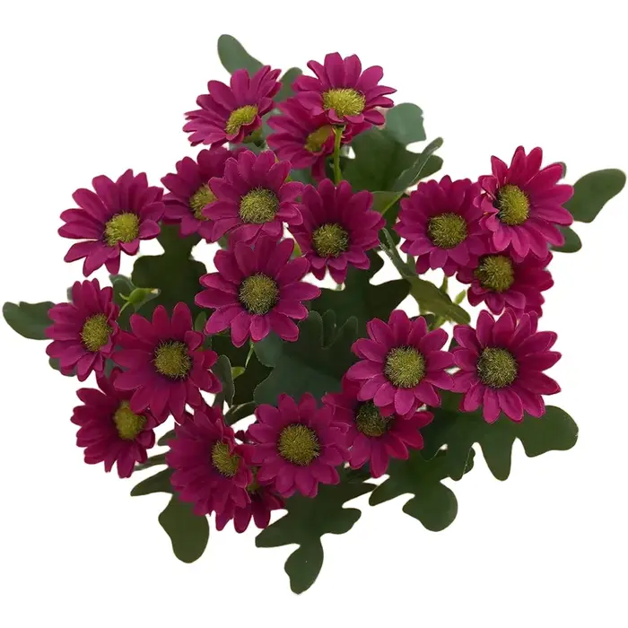 Fleurs artificielles, fleurs de camomille, marguerites multicolores, bouquets de mariée, 32 cm, déco