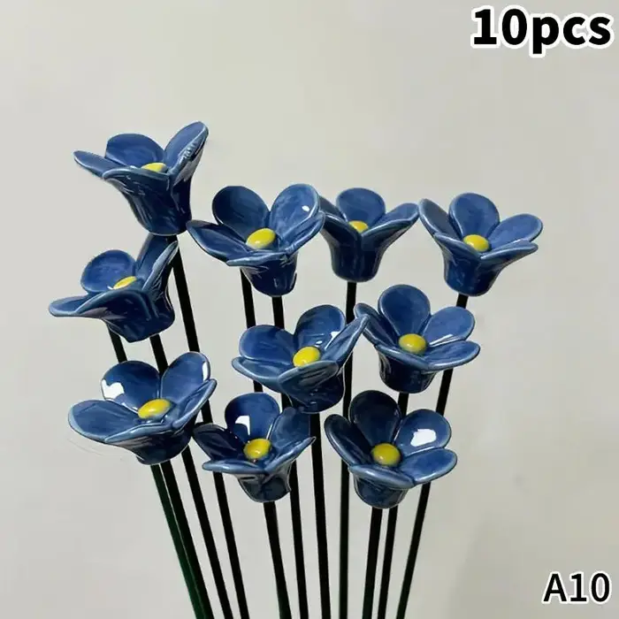 Nouvelles fleurs éternelles en céramique artisanales