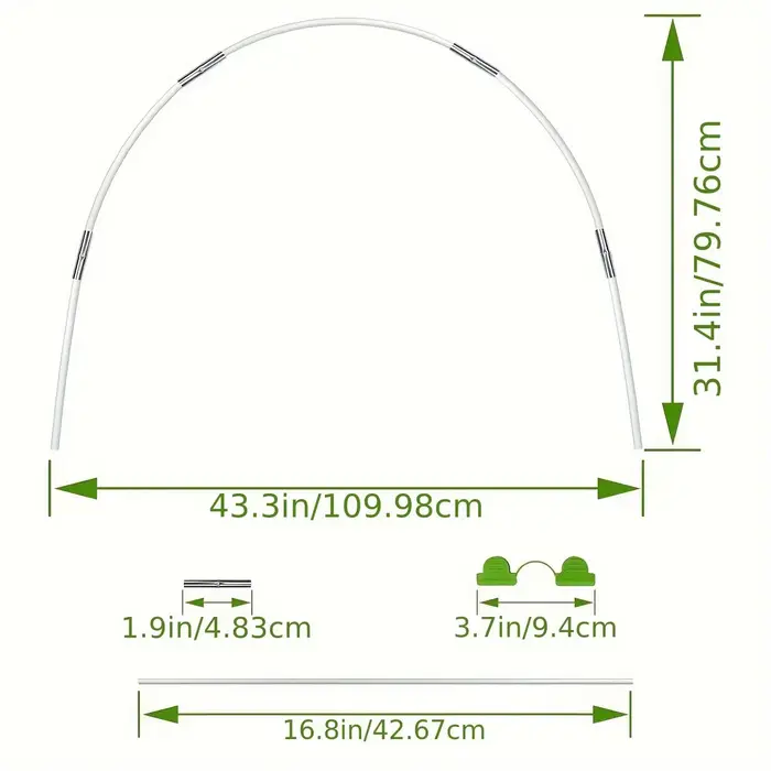 Arche de serre DIY pour tunnel végétal