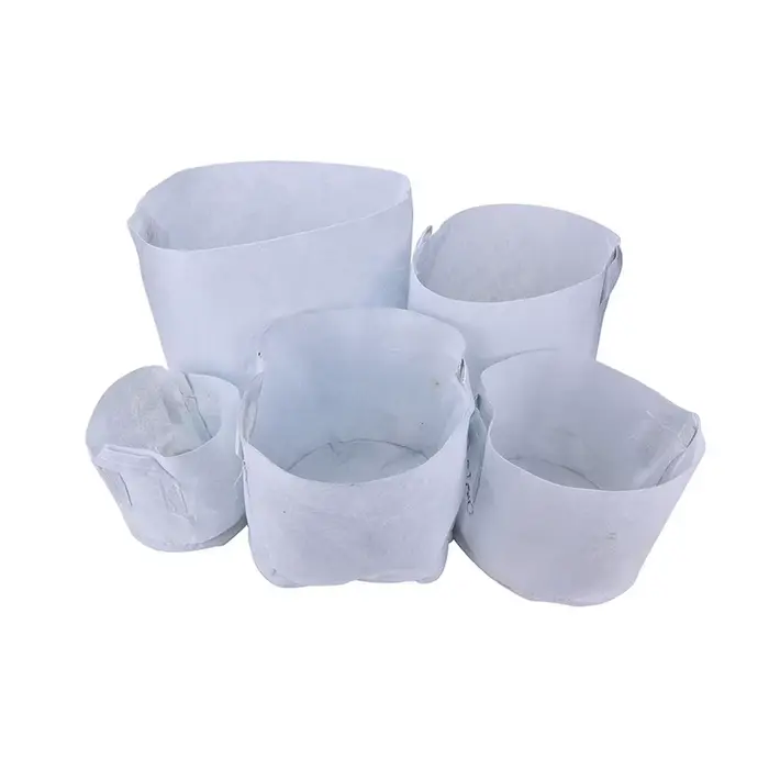Pots ronds en tissu, sacs de culture