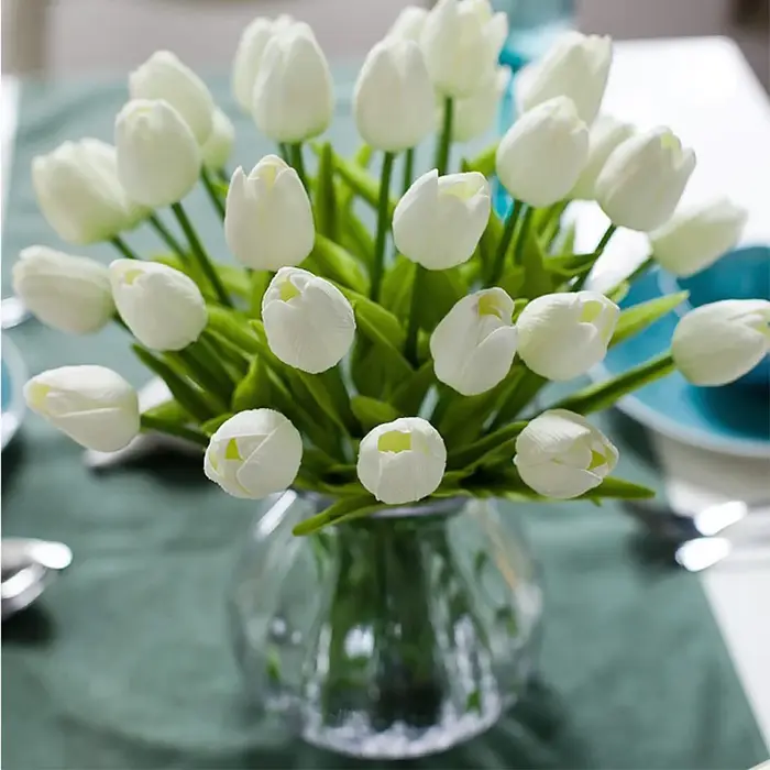 Fleur artificielle de tulipe en PU