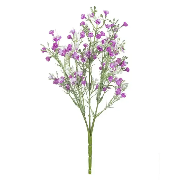 5 fourchettes fleur artificielle plante gypsophile offres spéciales mariage bouquet de mariée noël décor à la maison Vase bricolage cadeau photographie accessoire