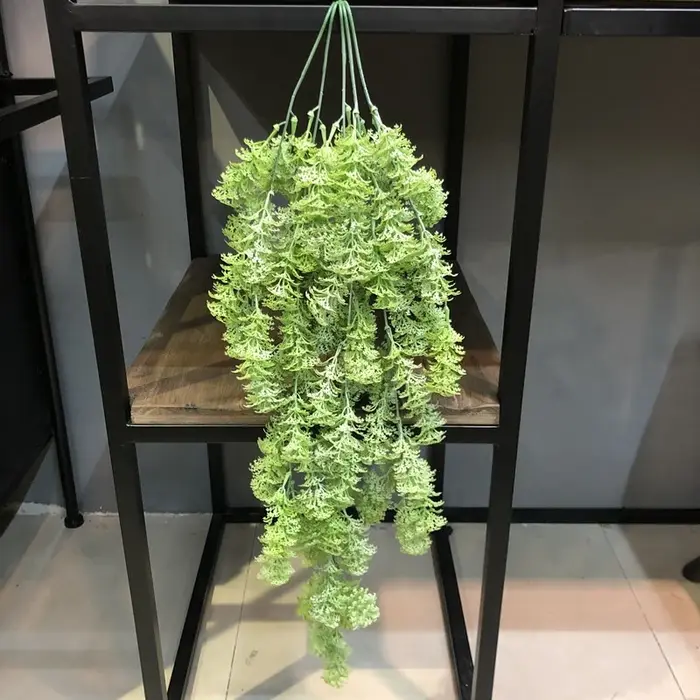 Plante verte artificielle en rotin à suspendre, vigne en plastique, décoration tendance pour restaur