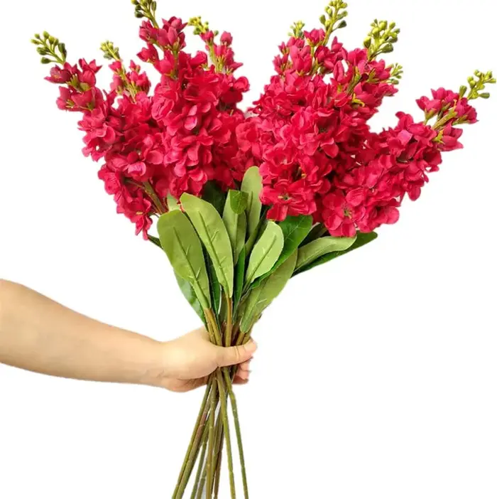 Fleurs de jacinthe décoratives pour centres de table de mariage