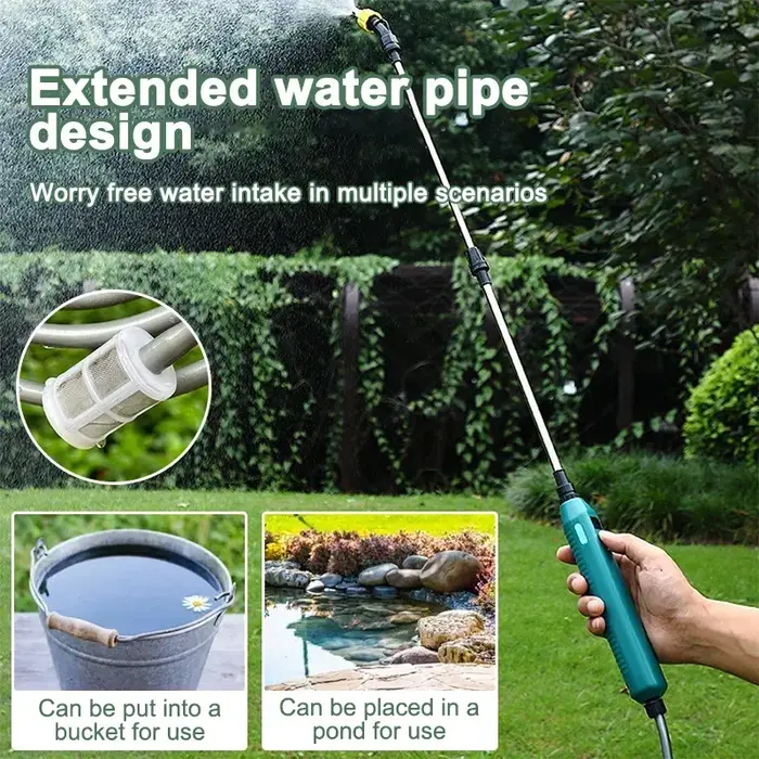 Pulvérisateur de jardin électrique haute pression 2400mAh