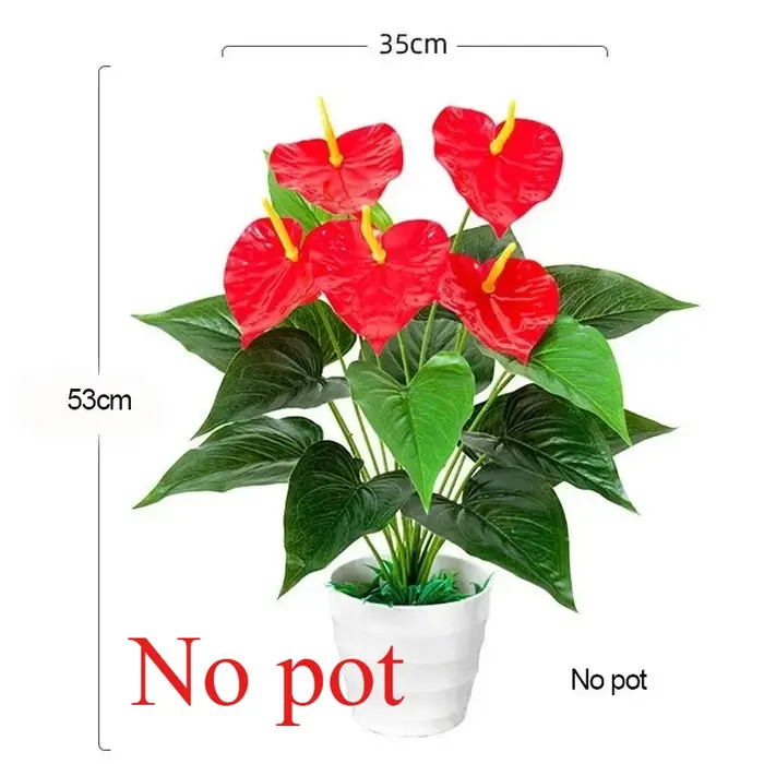 Plantes artificielles en plastique