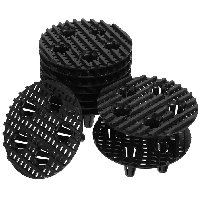 12 supports de pot de fleurs en plastique pour l'extérieur