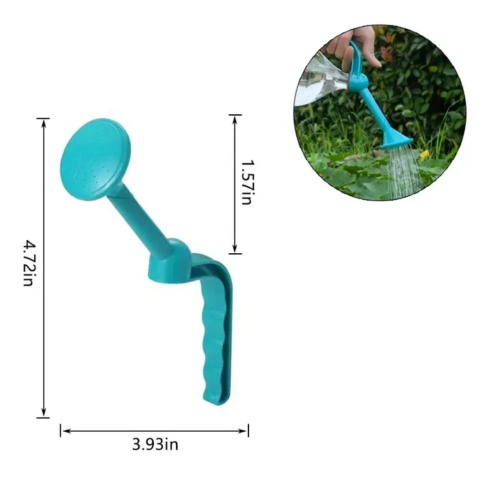 Bouteille d'arrosage manuelle double usage pour jardinage, pulvérisateur d'eau, arrosoir, douchette 