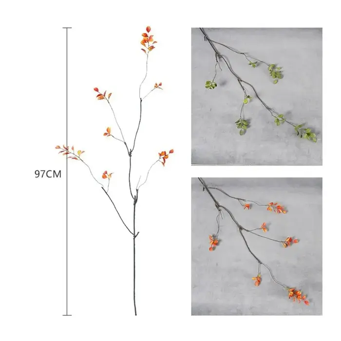 Feuilles d'érable artificielles en plastique