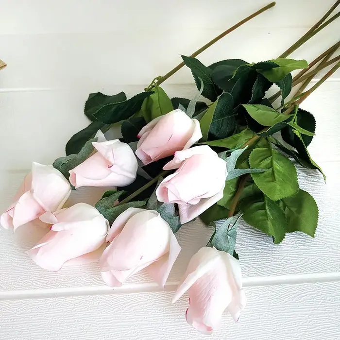 Latex Artificielle Rose Fleurs