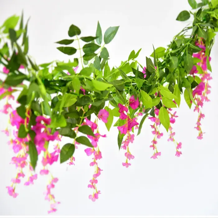 Guirlande de Glycine Artificielle pour Extérieur de Maison