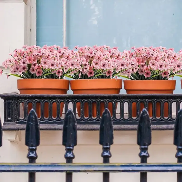Bouquet de Fausses Fleurs Artificielles pour Décoration d'Extérieur