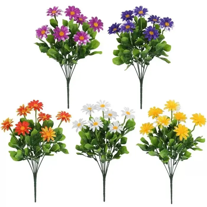 Fausses fleurs artificielles de marguerites