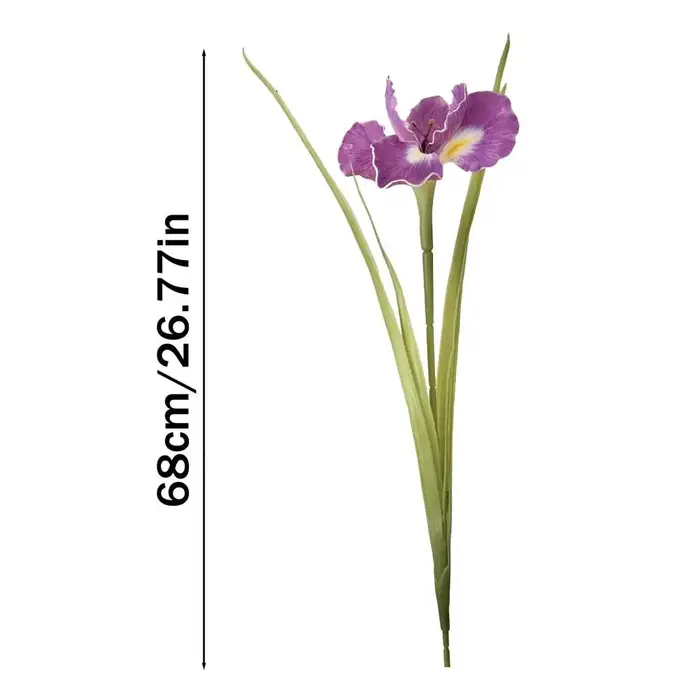 Décoration florale : Bouquet de 26 iris artificiels