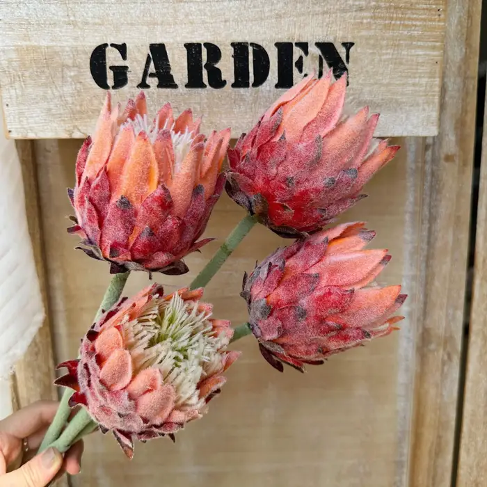 1 pièces 63cm artificiel haut de gamme unique nordique flocage artichaut fleur décoration de la maison accessoires de photographie de mariage