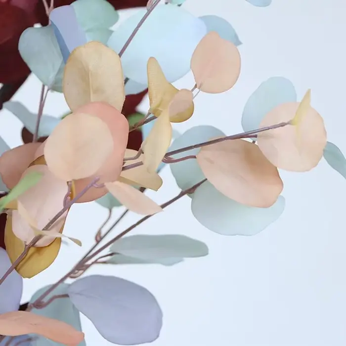 Plantes Artificielles Longues Branches Feuilles d'Eucalyptus