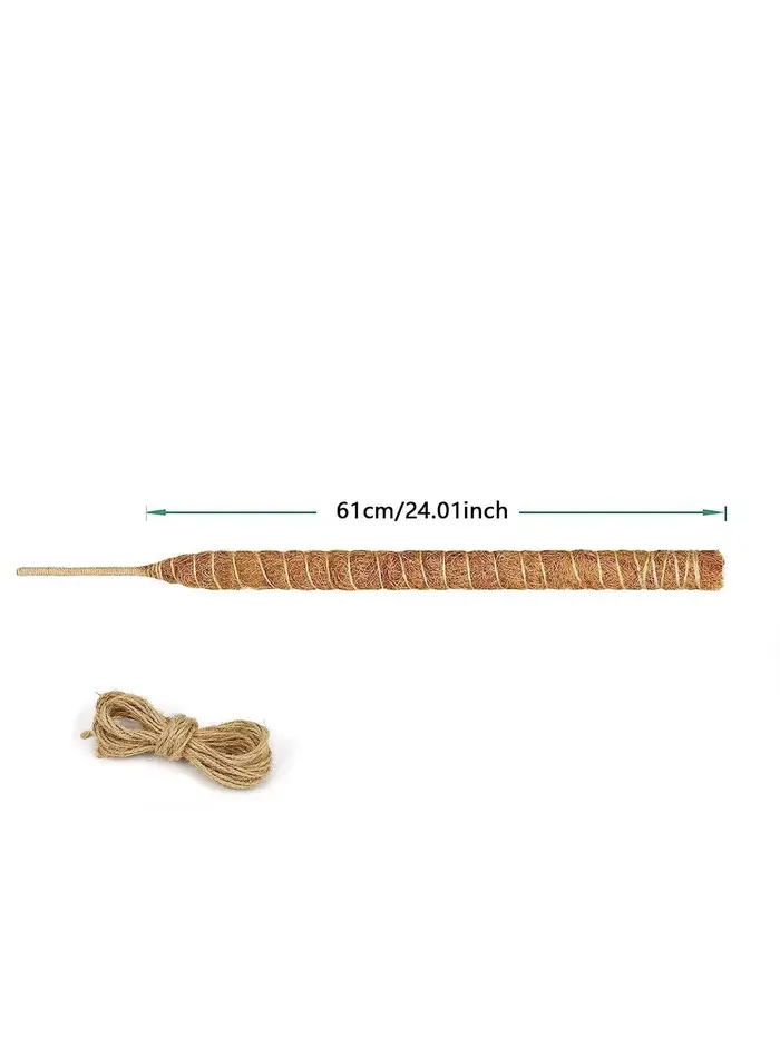 Poteaux Pliables pour Plantes Monstera, en Mousse de Coco Coir, pour la Croissance des Plantes Grimp