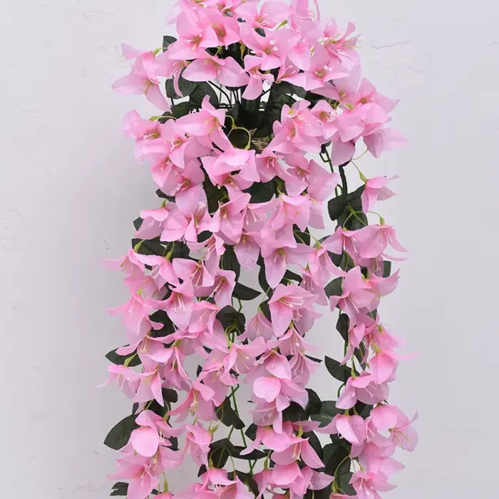 Réaliste Faux Bougainvillea résistant aux UV Faux soie fleurs artificielles plante décoration d'été 