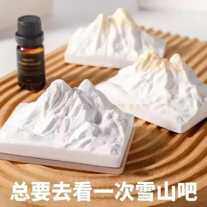 Diffuseur de résine en forme de montagne des Alpes