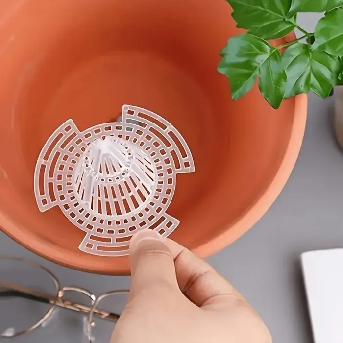 15 pièces de joints respirants en grille anti-pourriture pour racines de plantes ﻿ Joint d'étanchéité pour pot de fleurs