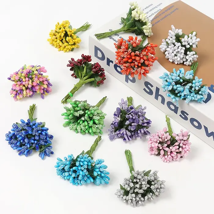 Bouquet d'étamines de fleurs artificielles