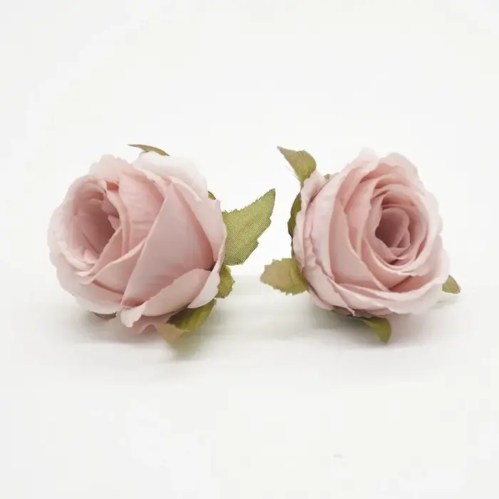 Roses artificielles en soie, plantes décoratives pour mariage, maison, bricolage, boîte à bonbons, d