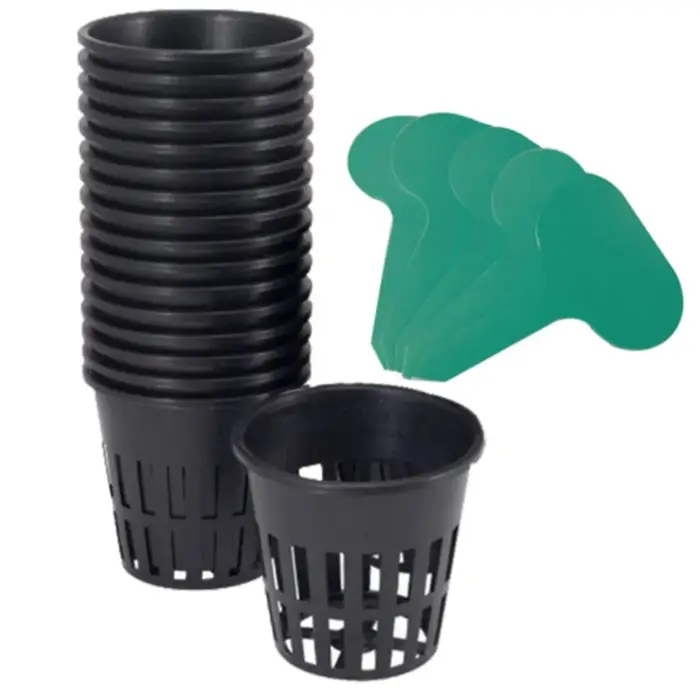Paniers de plantation, tasses à valeur fixe avec étiquettes pour plantes