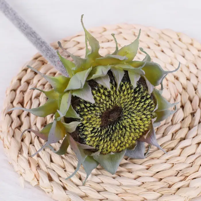 Fleur artificielle de tournesol avec tiges