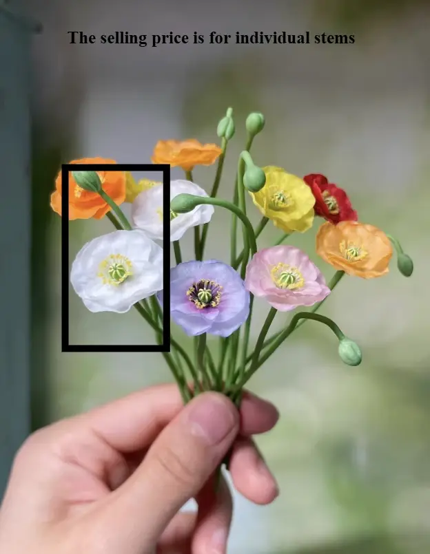 Plantes miniatures en argile faites à la main - Verres de lys, de lotus, de tournesol et en pot |   