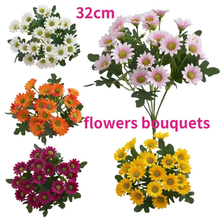 Fleurs artificielles, fleurs de camomille