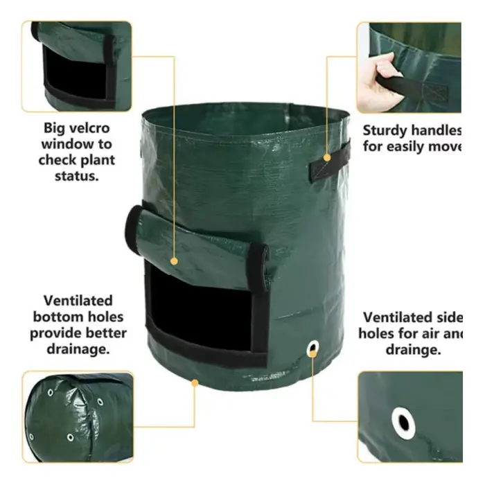 Sacs de culture de plantes PE