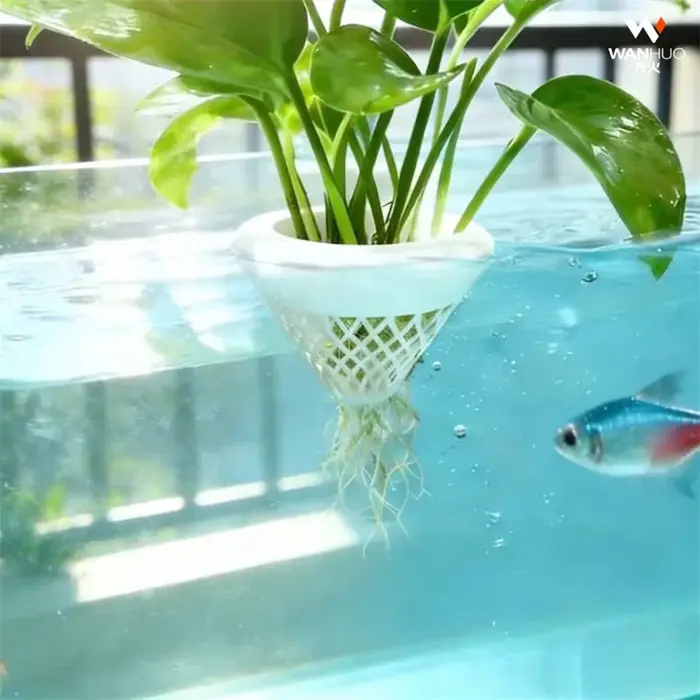 Pot de fleurs flottant pour culture hydroponique