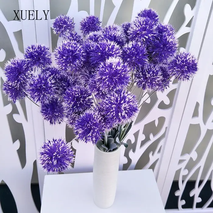 Bouquet de pissenlits artificiels pour la décoration intérieure