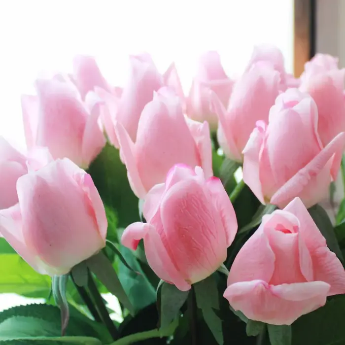 Roses artificielles en Latex
