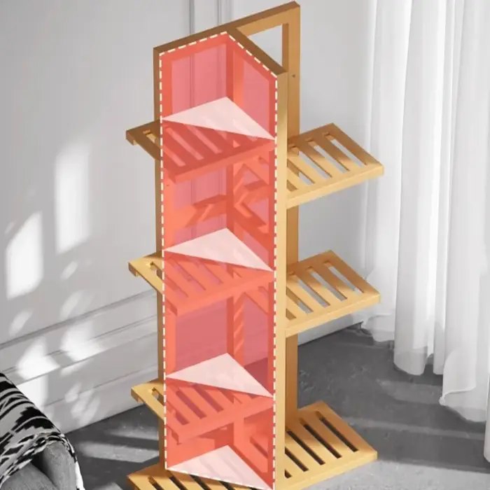 Étagère moderne en bois massif pour plantes de balcon, support d'intérieur multicouche pour Pot de fleurs, présentoir succulent pour salon