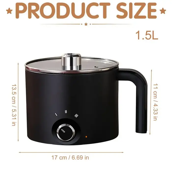 Pot à cire électrique 1,5 L, résistant à la chaleur, antiadhésif, pour la fabrication de bougies, de