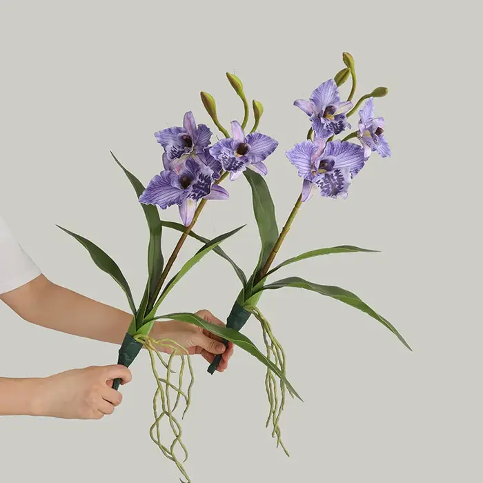 Fleur d'orchidée artificielle pour la décoration de la maison