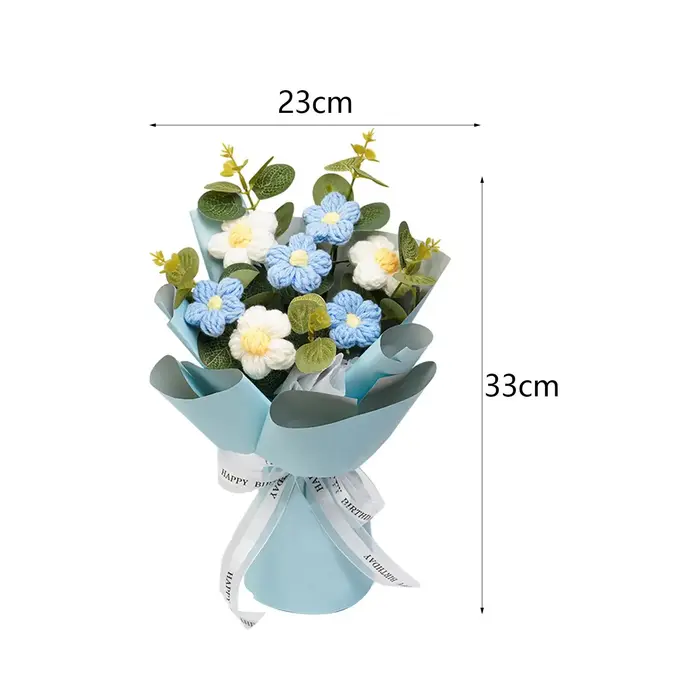 Bouquet de fleurs au Crochet