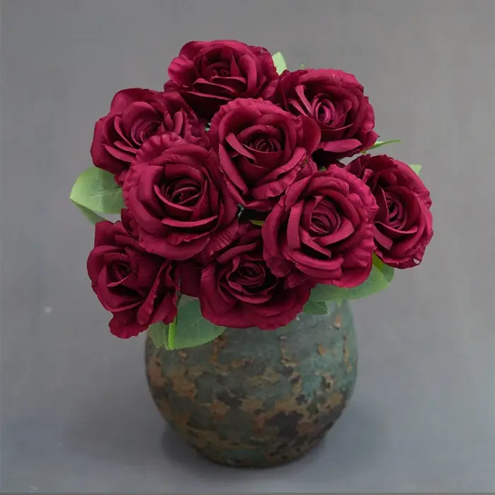 Bouquets de Roses de phénix en soie