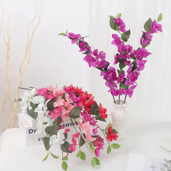 Fleur papillon artificielle pour la décoration de la maison
