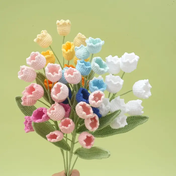 Bouquet de fleurs au crochet