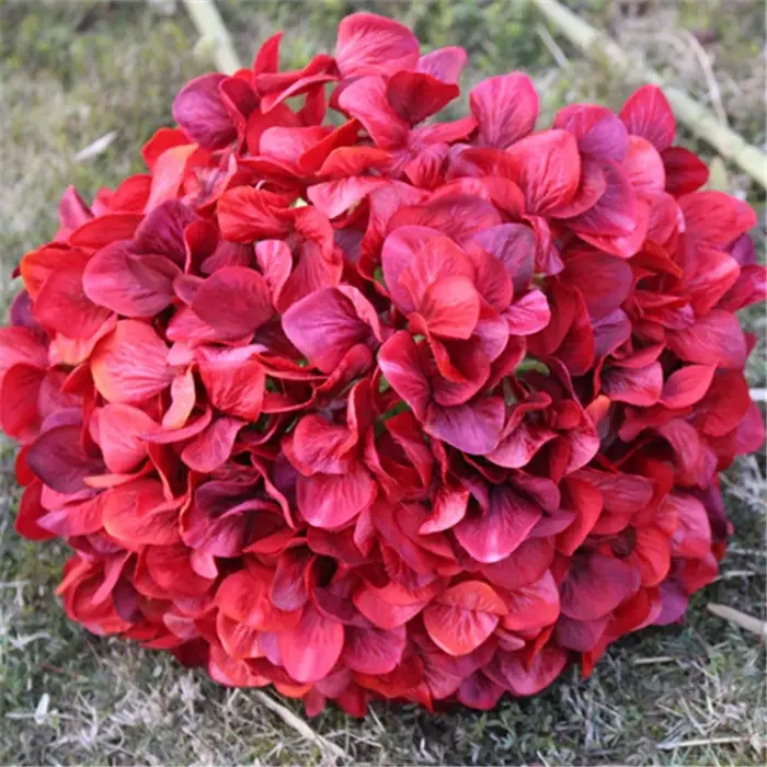 Grand Hortensia Artificiel Simple de 110cm