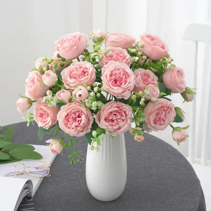 Fleur artificielle pivoine