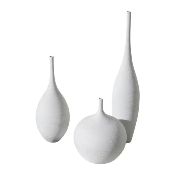 CAPIRON Zen Ceramic Vase for Home Decoration Floor Flowerpot Nordic Interior Centerpiece Living Room