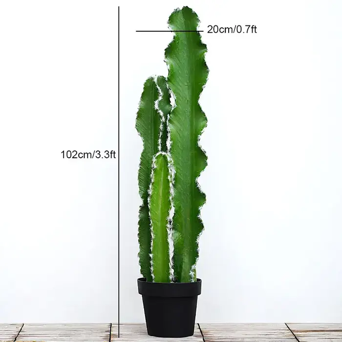 Plantes tropicales artificielles avec pot, 3,3 pieds, décoration de jardin extérieur, ornements de b