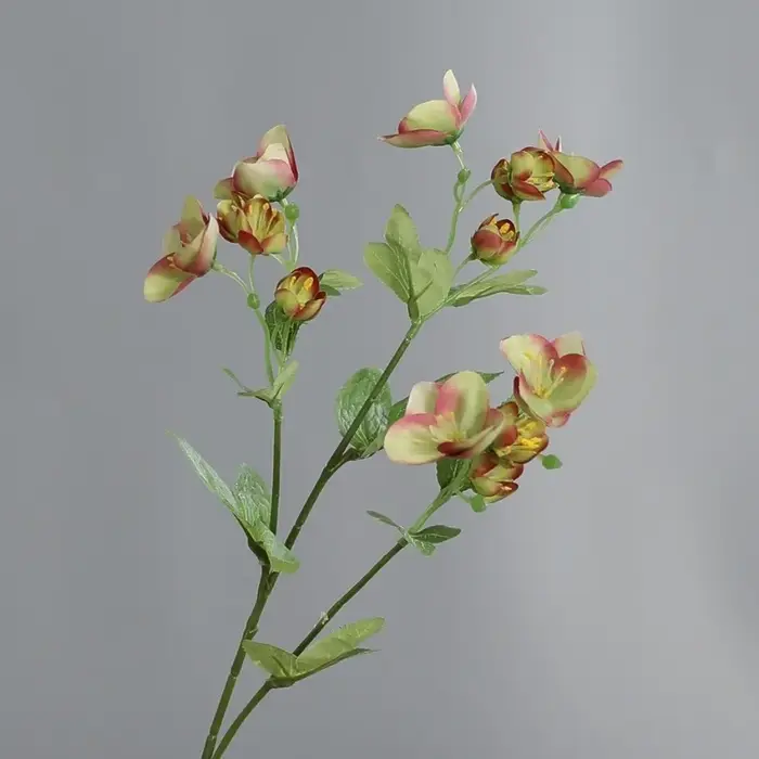 Fleur artificielle en soie réaliste 55 cm Accessoires photo Branches de hélène Roses d'hiver en soie Décoration intérieure