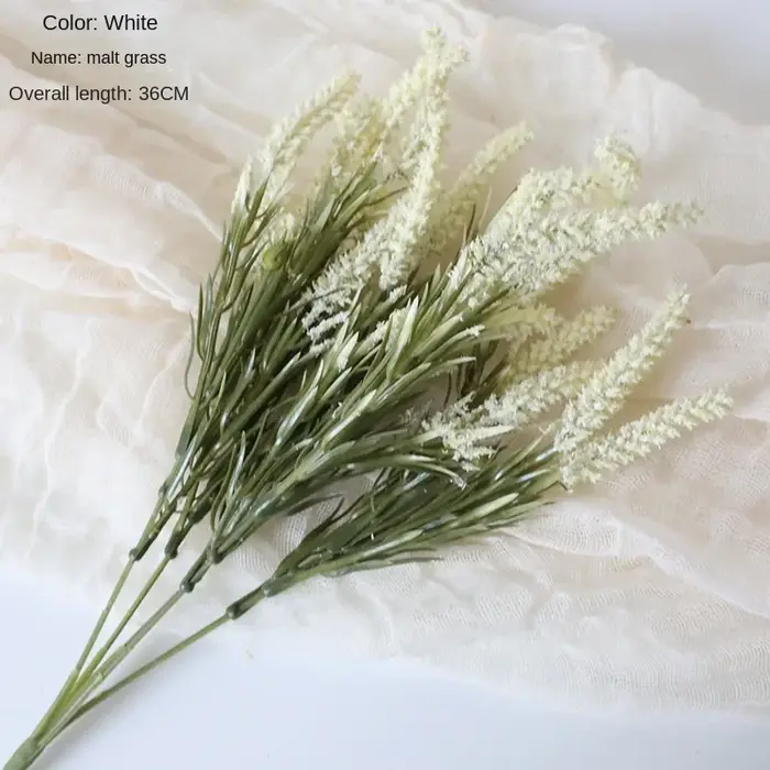 Fleur artificielle de Malt 36cm, plante verte pour décoration de mariage