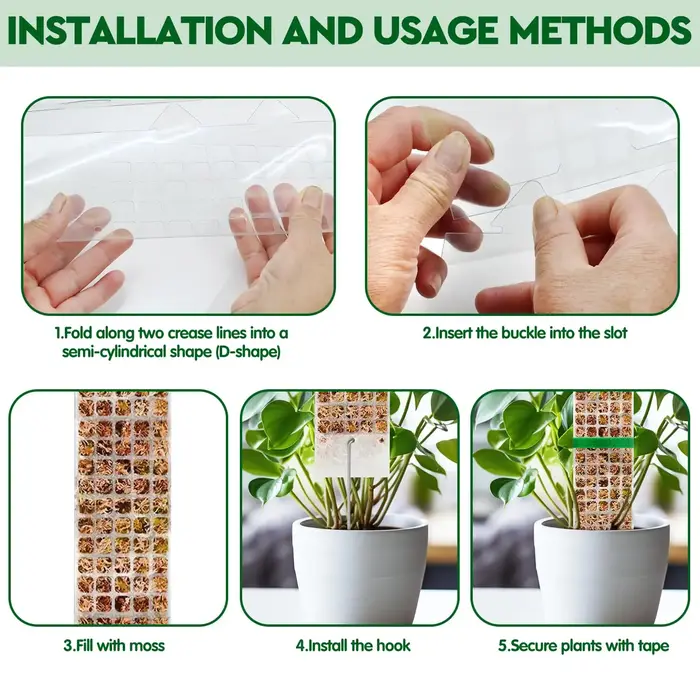 Plantes mousse pôle jardin sujet fleur plante grimpeurs bonsaï accessoires Pots Tutors